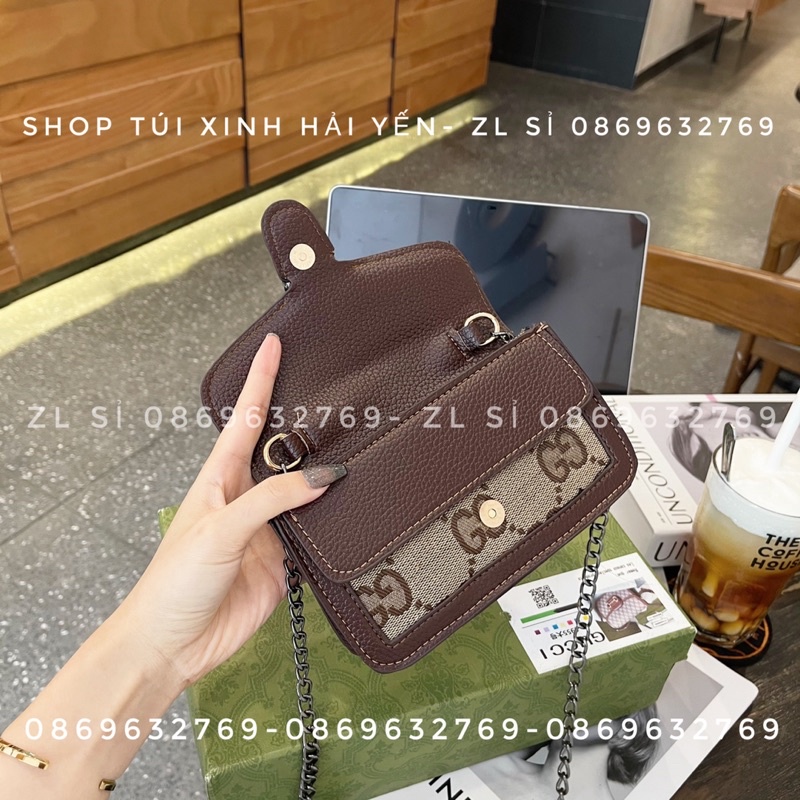 túi déo chéo, túi đầu rồng có thể làm clutn cầm tày siêu xinh