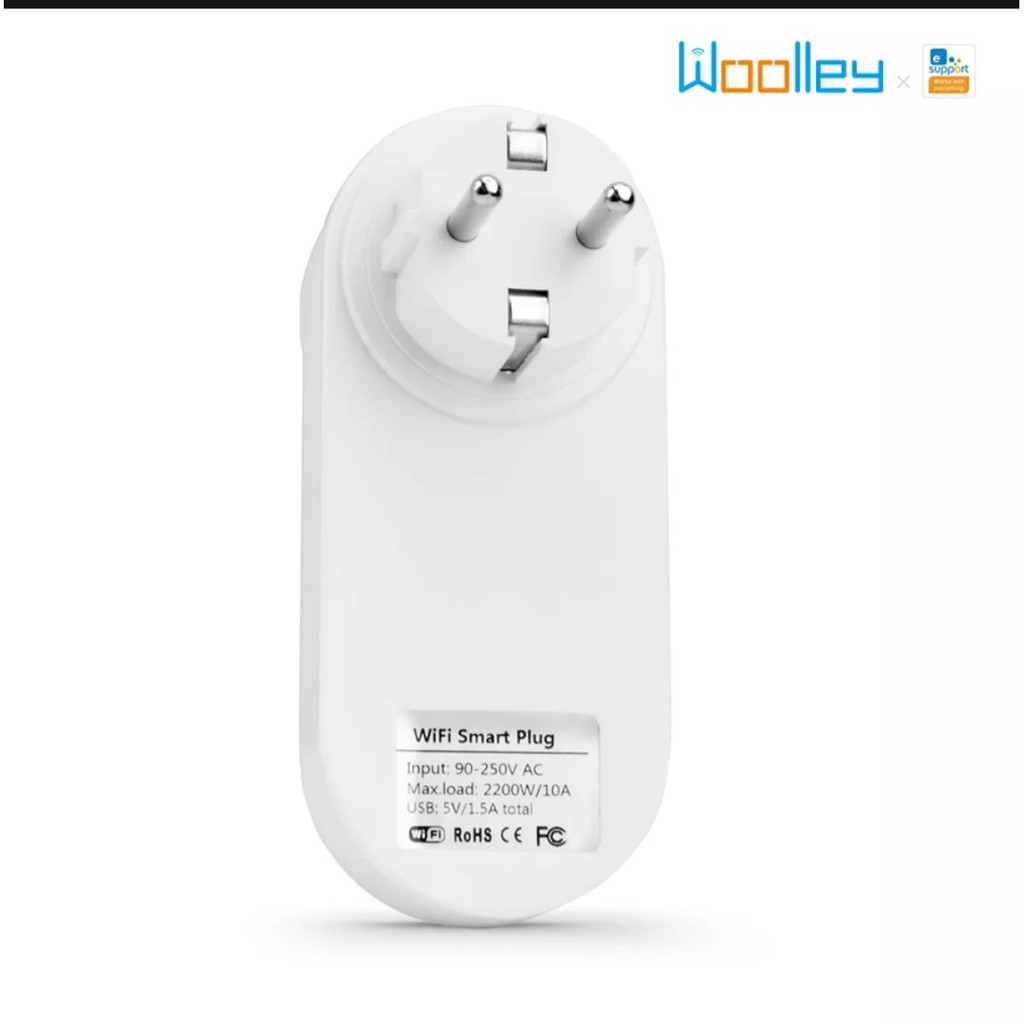 Giá Đặc Biệt! Ổ Cắm Wi-Fi Chuẩn EU Có Cổng USB Điều Khiển Từ Xa Ứng Dụng EWeLink