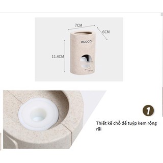 Dụng cụ nhả kem đánh răng ECOCO tiện ích E1703