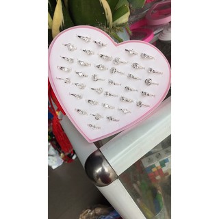 Nhẫn đính đá mỹ kí hàng đẹp(1 chiếc)