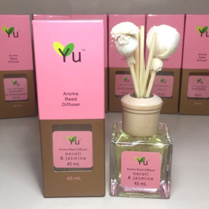 (SIZE 45ML) TINH DẦU QUE GỖ THƠM PHÒNG YU THAILAND |  YU AROMA REED DIFFUSER 45ML