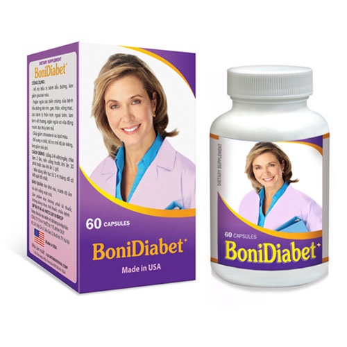 [ CHÍNH HÃNG] BoniDiabet - Hỗ trợ và ngừa biến chứng tiểu đường, giảm mỡ máu, giảm cholesterol.