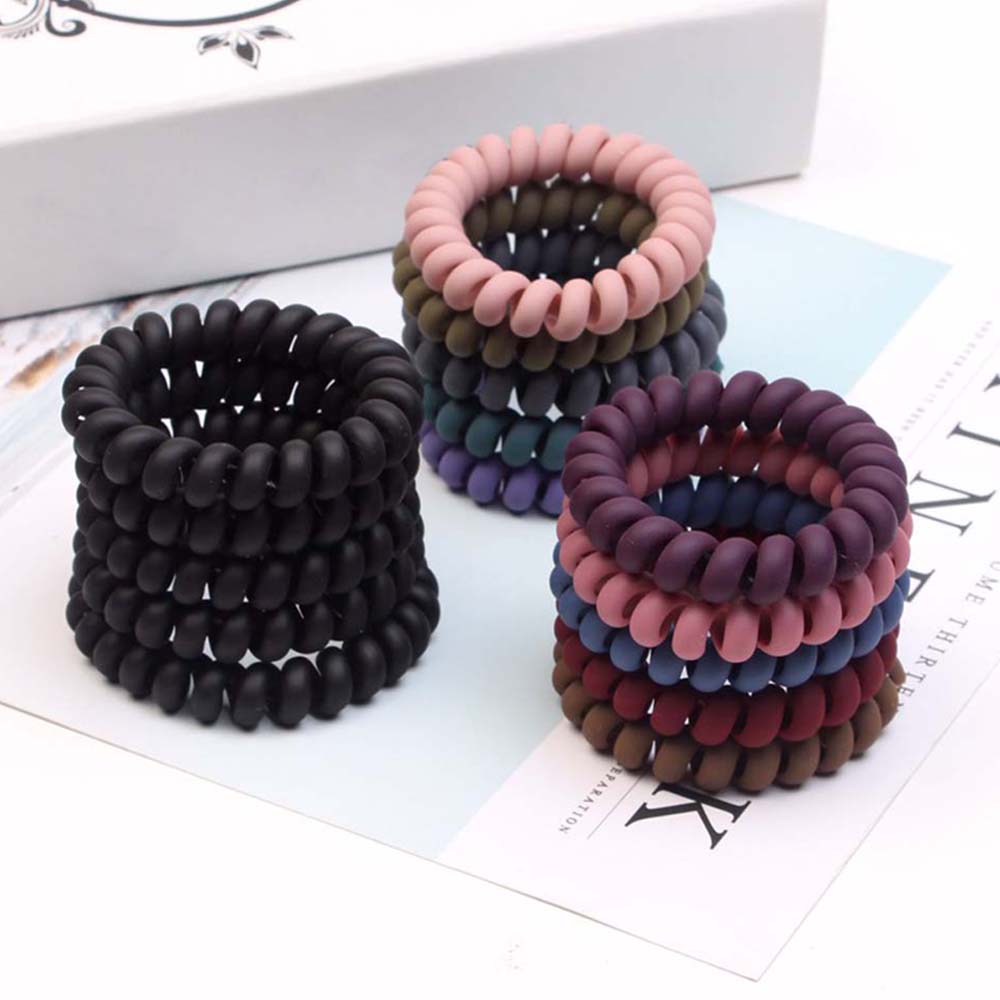 Set 5 Dây Buộc Tóc Lò Xo Thời Trang Dành Cho Nữ