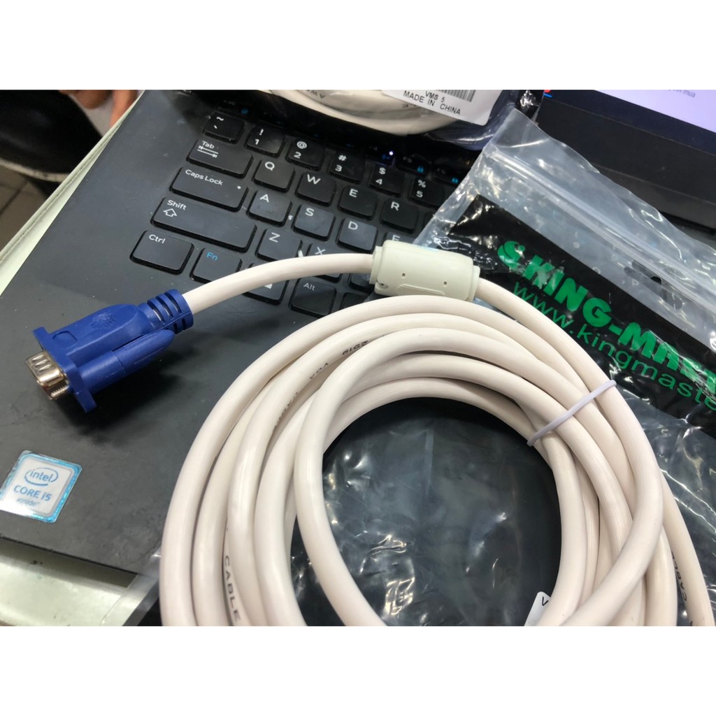 Cáp VGA KINGMASTER 5M- Chính Hãng 100%- Chất Lượng Tốt- Bảo Hành 6 Tháng