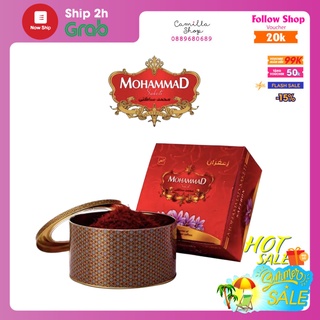 Saffron nhụy hoa nghệ tây Mohammad Iran hộp 2gram