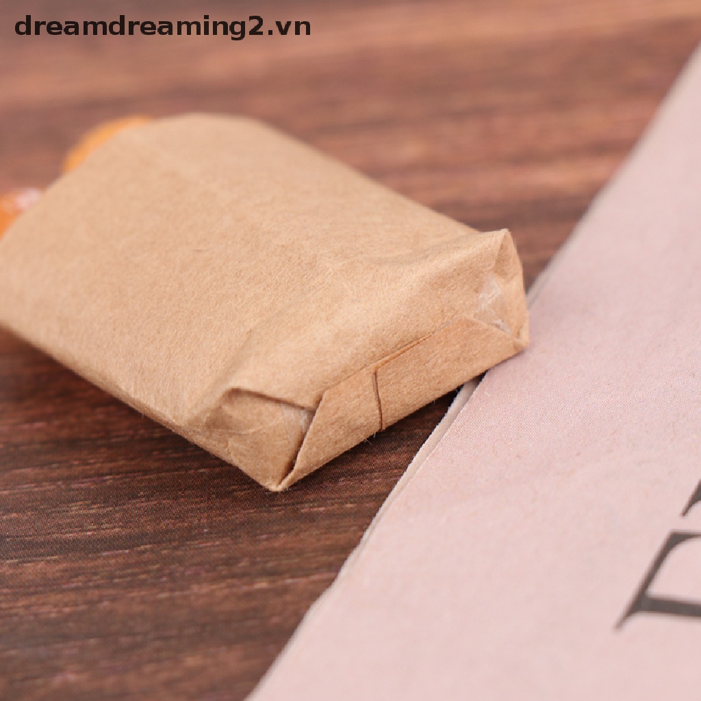 Mô hình bánh mì thu nhỏ dễ thương tỉ lệ 1:12 dành cho nhà búp bê