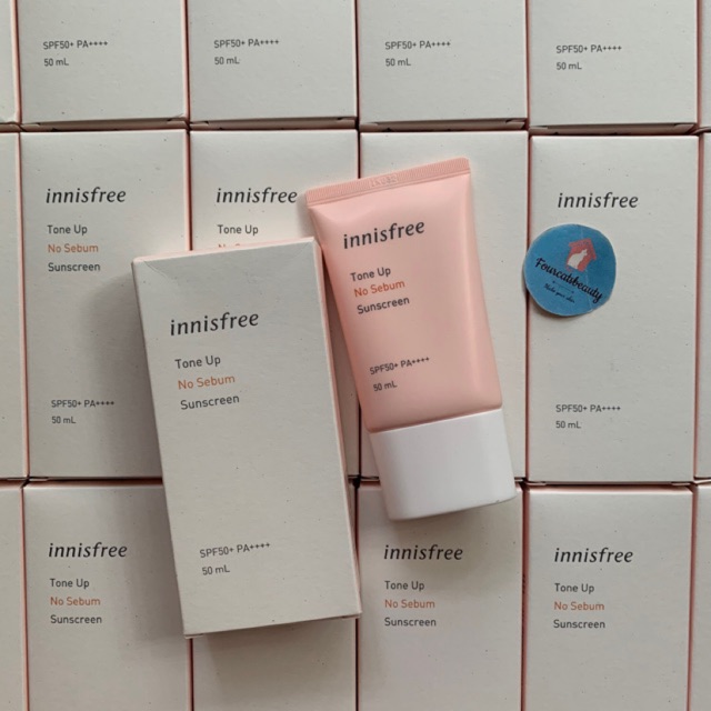 Kem Chống Nắng Innisfree Tone Up UV Protection Cream 50ml No-Sebum