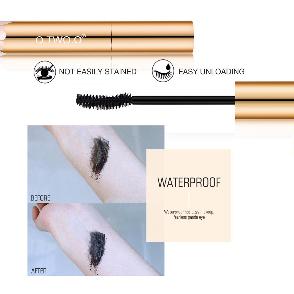Mascara O.TWO.O 3D Kháng Nước Chuốt Dài Dày Cong Mi Tự Nhiên Lâu Trôi 50g