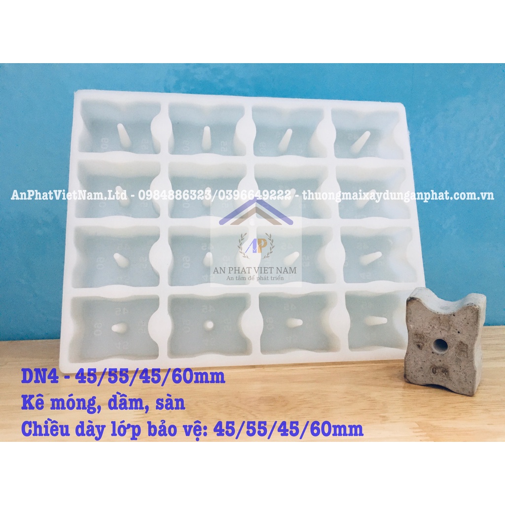 Bộ 3 khuôn đúc con kê bê tông các loại siêu bền chất lượng tái sử dụng nhiều lần