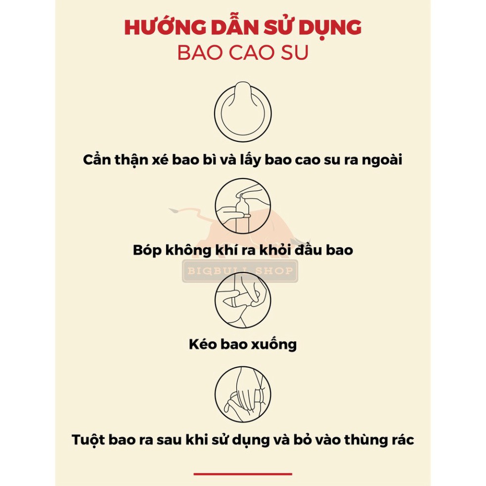 [Che tên kín đáo] Bao cao su gân gai kéo dài Azodra tặng nhẫn rung