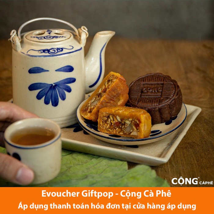 Hồ Chí Minh, Hà Nội [Evoucher] Phiếu quà tặng cửa hàng Cộng Cà Phê trị giá 100.000 VNĐ
