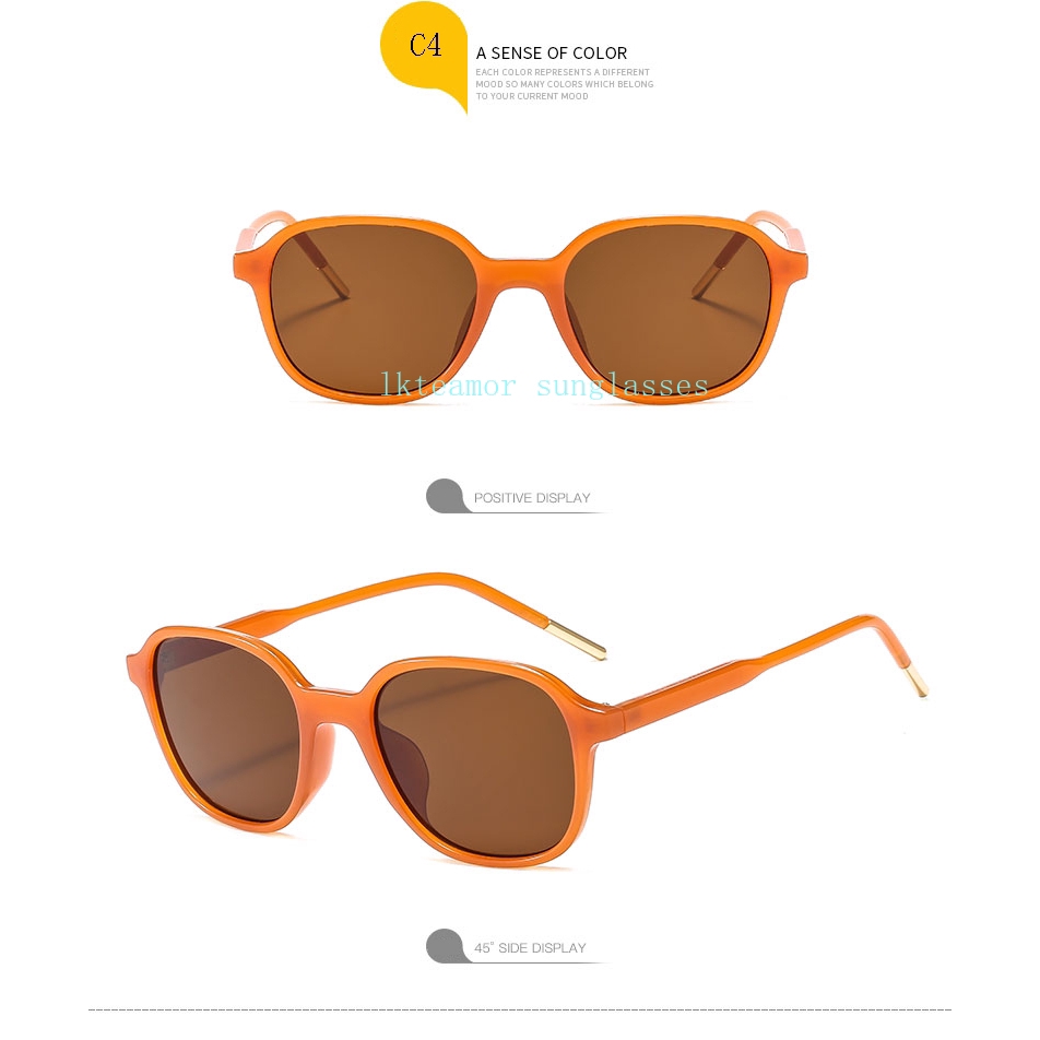 Kính mát gọng vuông phong cách vintage thời trang cho nữ