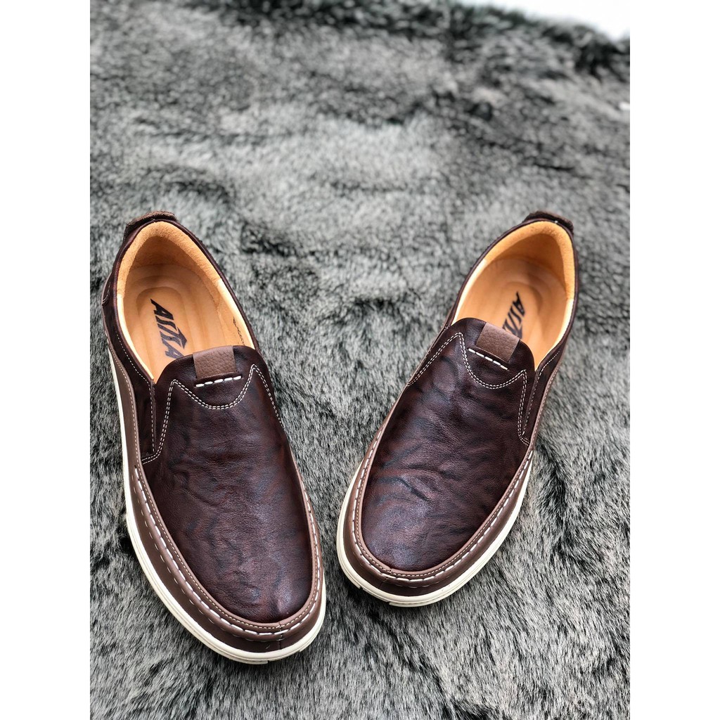 Giầy thể thao nam da thật Asia mẫu mã 2020 HV8292