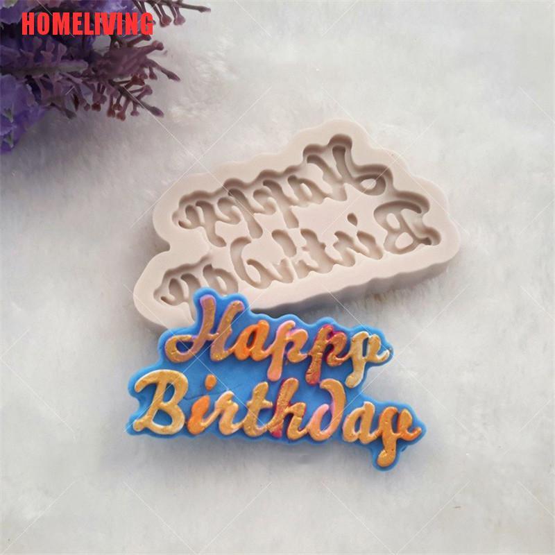 Bộ Khuôn Và Phụ Kiện Trang Trí Bánh Kem Chữ Happy Birthday Đẹp Mắt Tiện Dụng