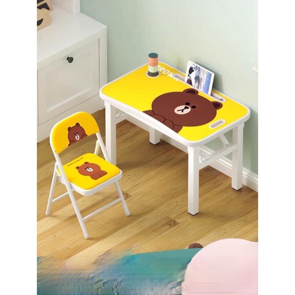 Bàn học kèm ghế cho bé