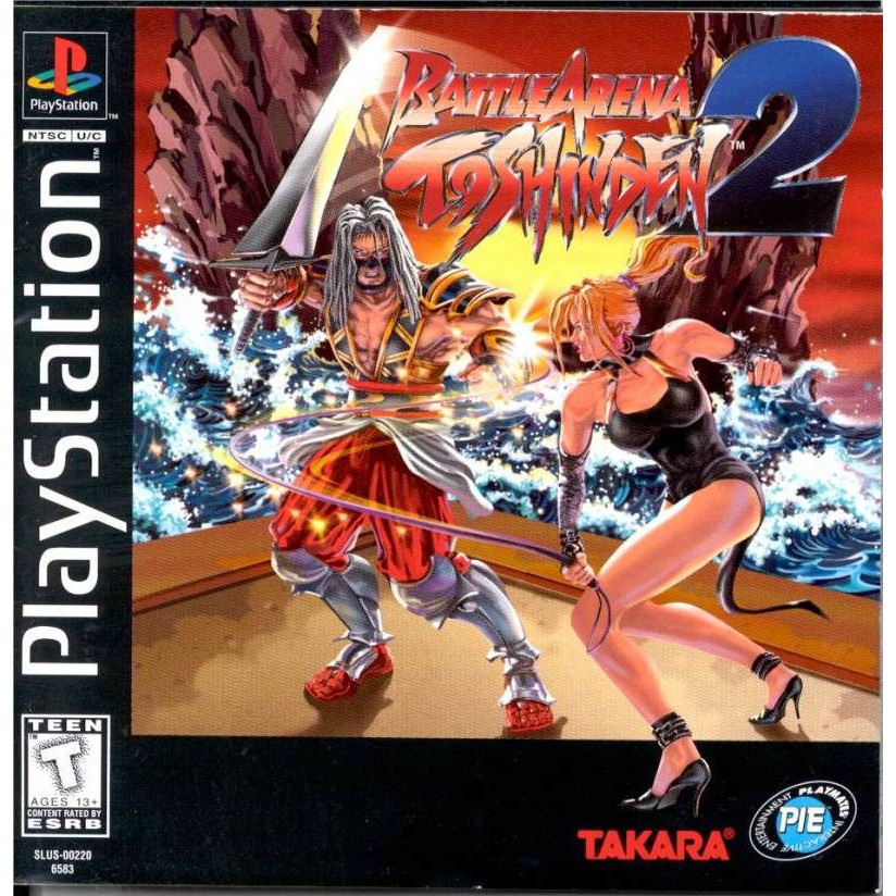 Đĩa Cd Chơi Game Psx Ps1 Battle Arena Toshinden 2