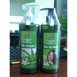 Cặp dầu gội xả bưởi t&t beauty 300ml