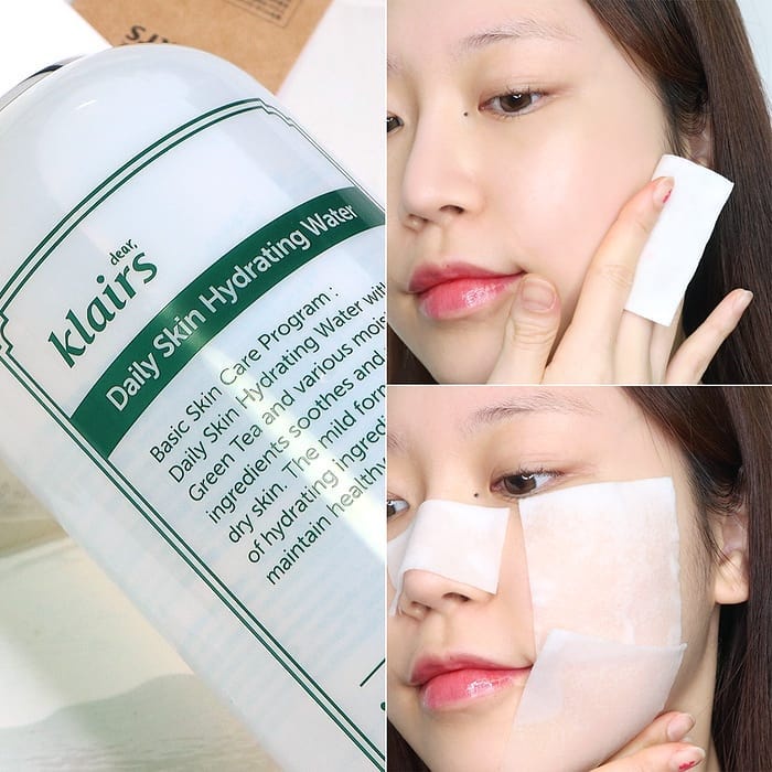 Nước hoa hồng Klairs cấp ẩm dịu nhẹ Daily skin hydrating water