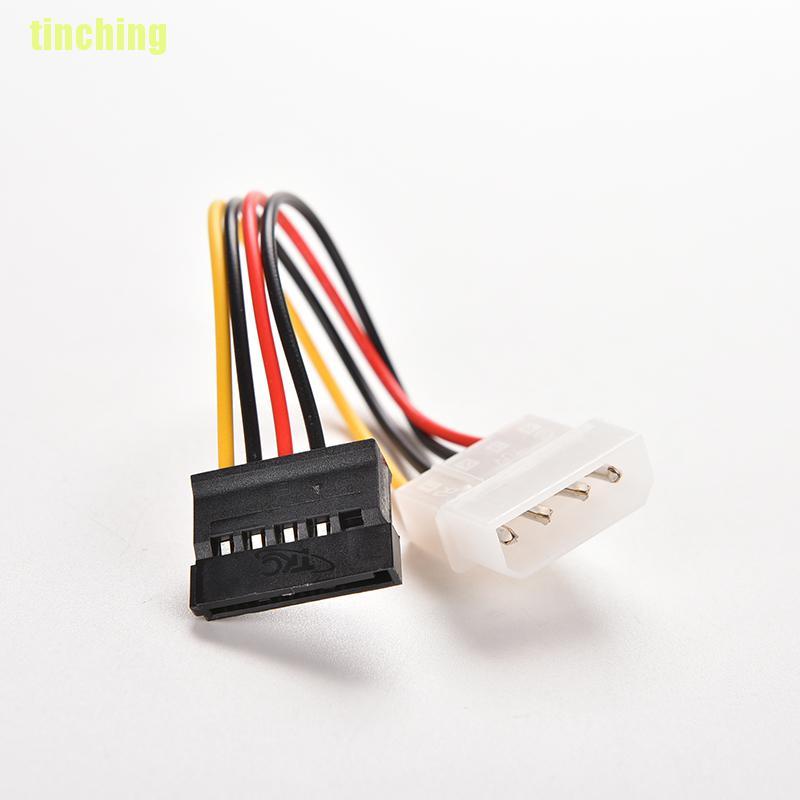 Bộ Chuyển Đổi Nguồn Điện 1pin 4 Pin Ide Molex Sang 15-Pin Ata Sata 15-Pin