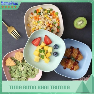 Đĩa ăn lúa mạch set 8 cái