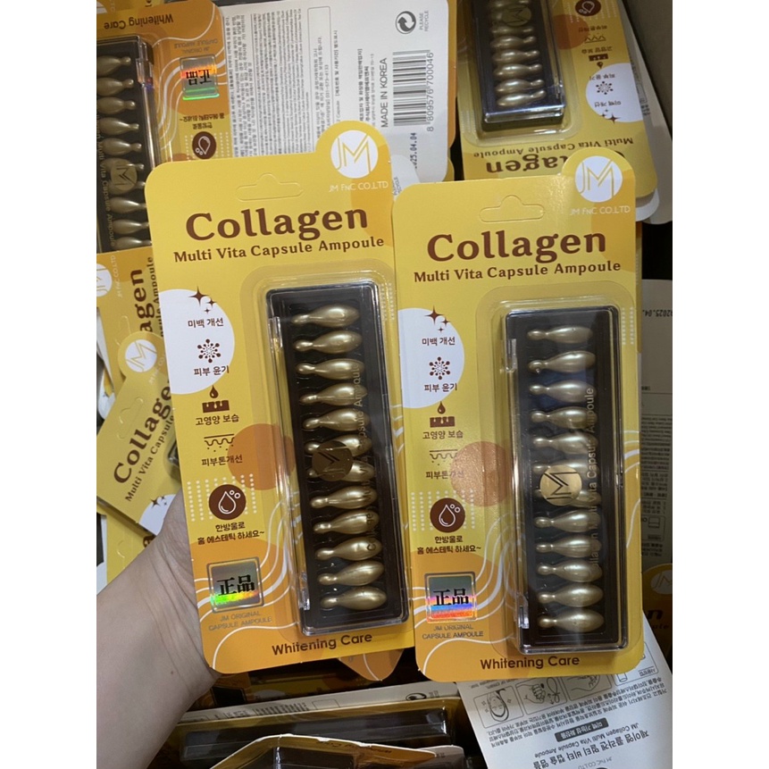 Viên collagen tươi Multi Vita Hàn Quốc Hộp 38 viên