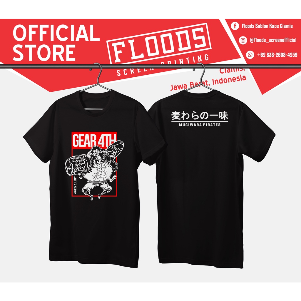 Áo thun in hình anime One Piece Gear Fourth New mẫu mới siêu đẹp