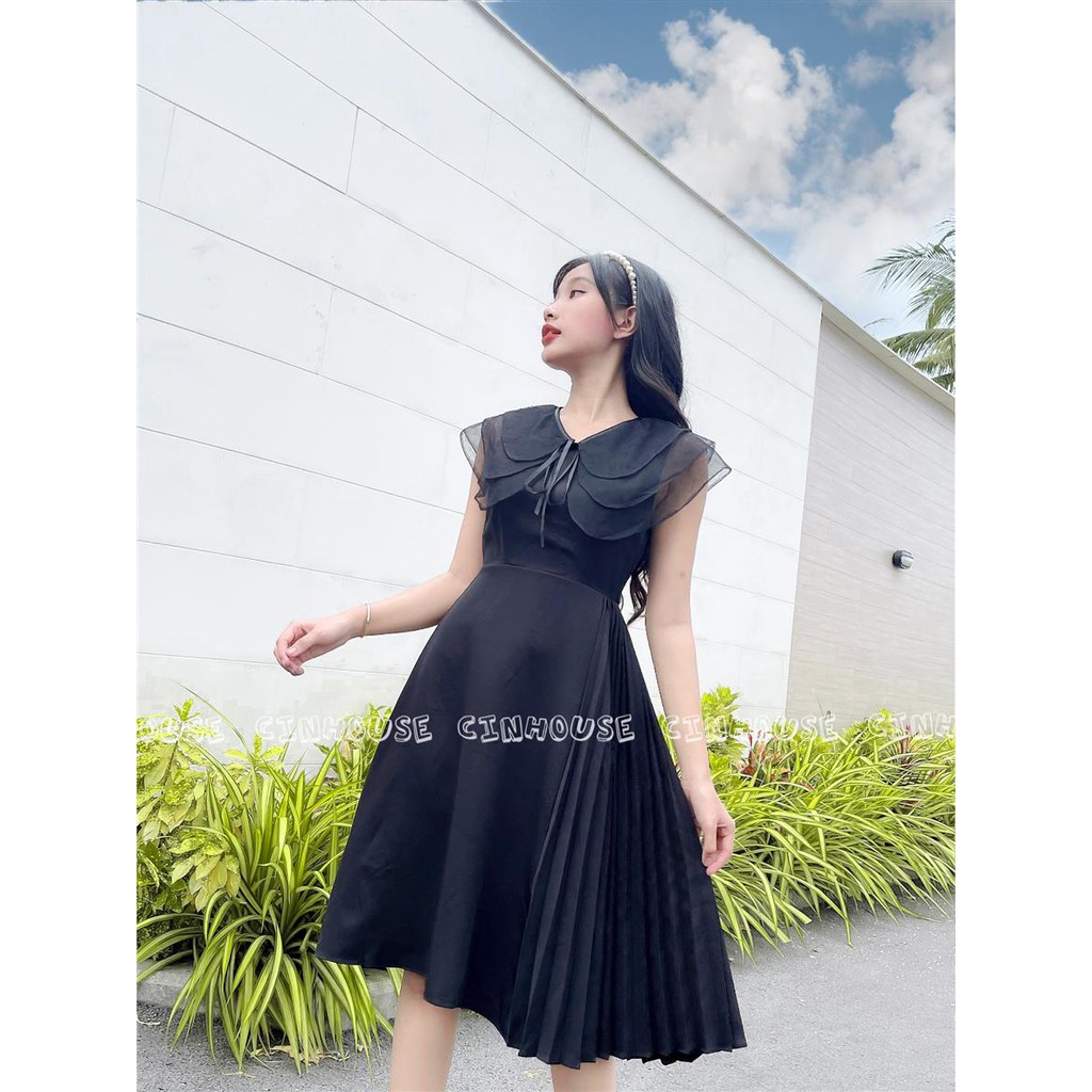 Đầm thiết kế Kasa 0902 dập ly sang trọng Cin House