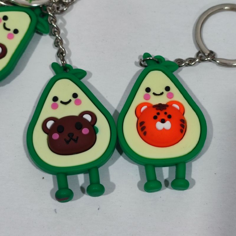 Móc khóa hình thú dễ thương treo túi xách, móc khóa xe.