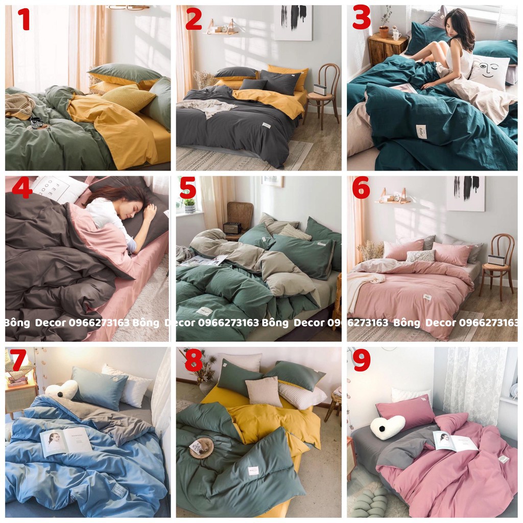 BỘ CHĂN GA GỐI COTTON HÀN QUỐC TICI MẪU MỚI NHẤT