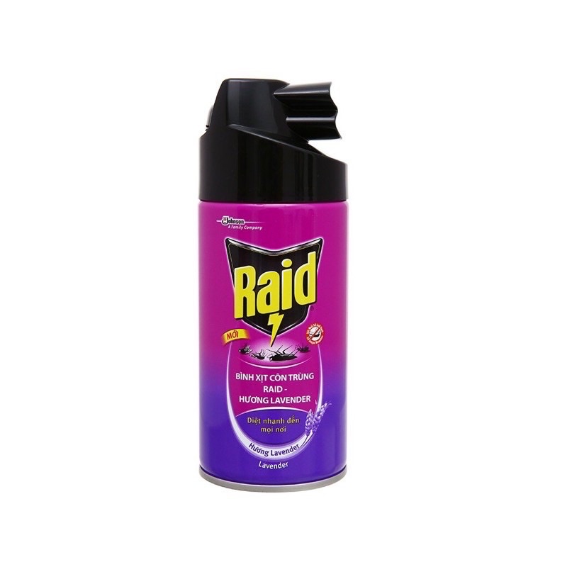 Xịt côn trùng RAID - Hàng chính hãng DKSH Việt Nam.
