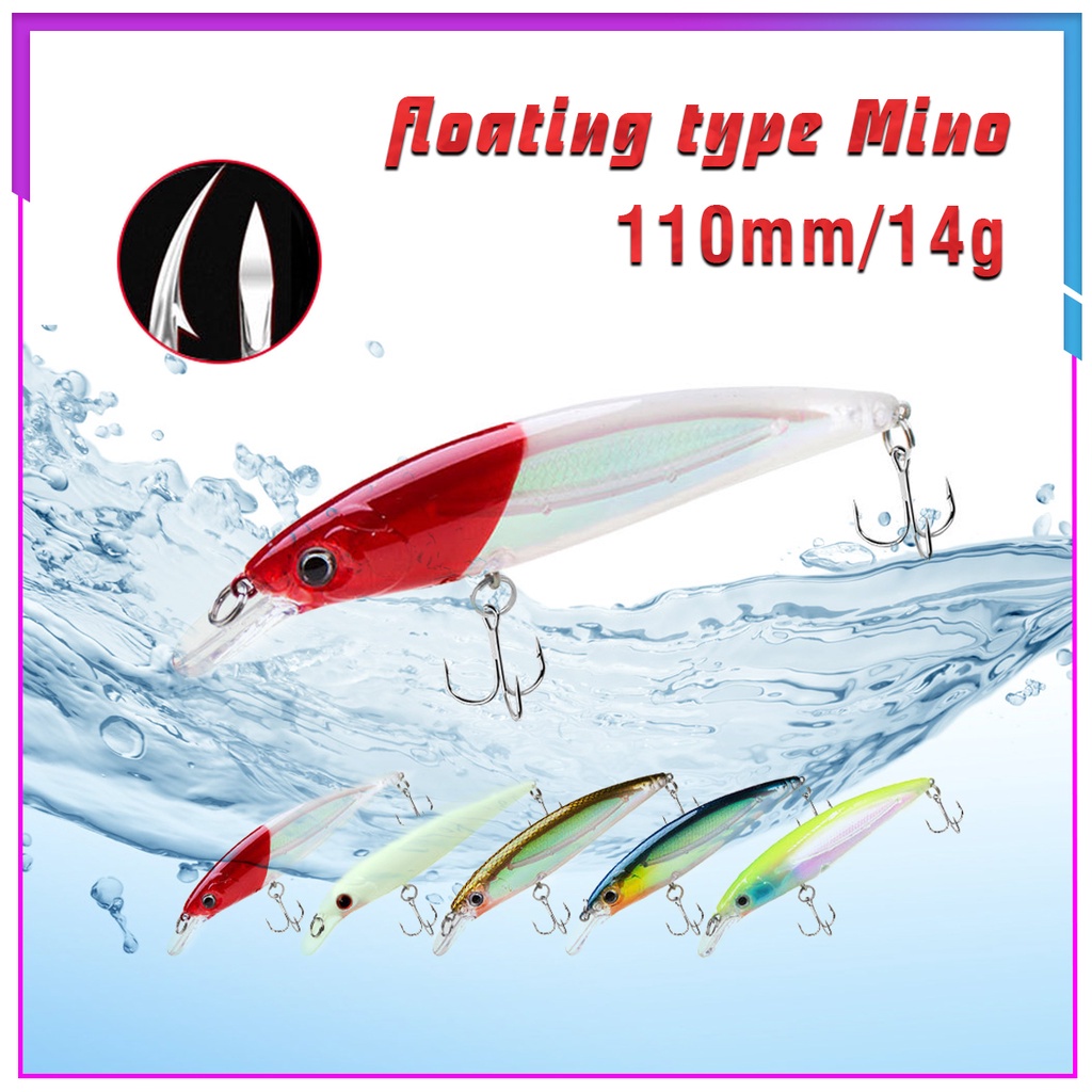 Mồi Câu Cá Giả Cứng 110mm / 14g
