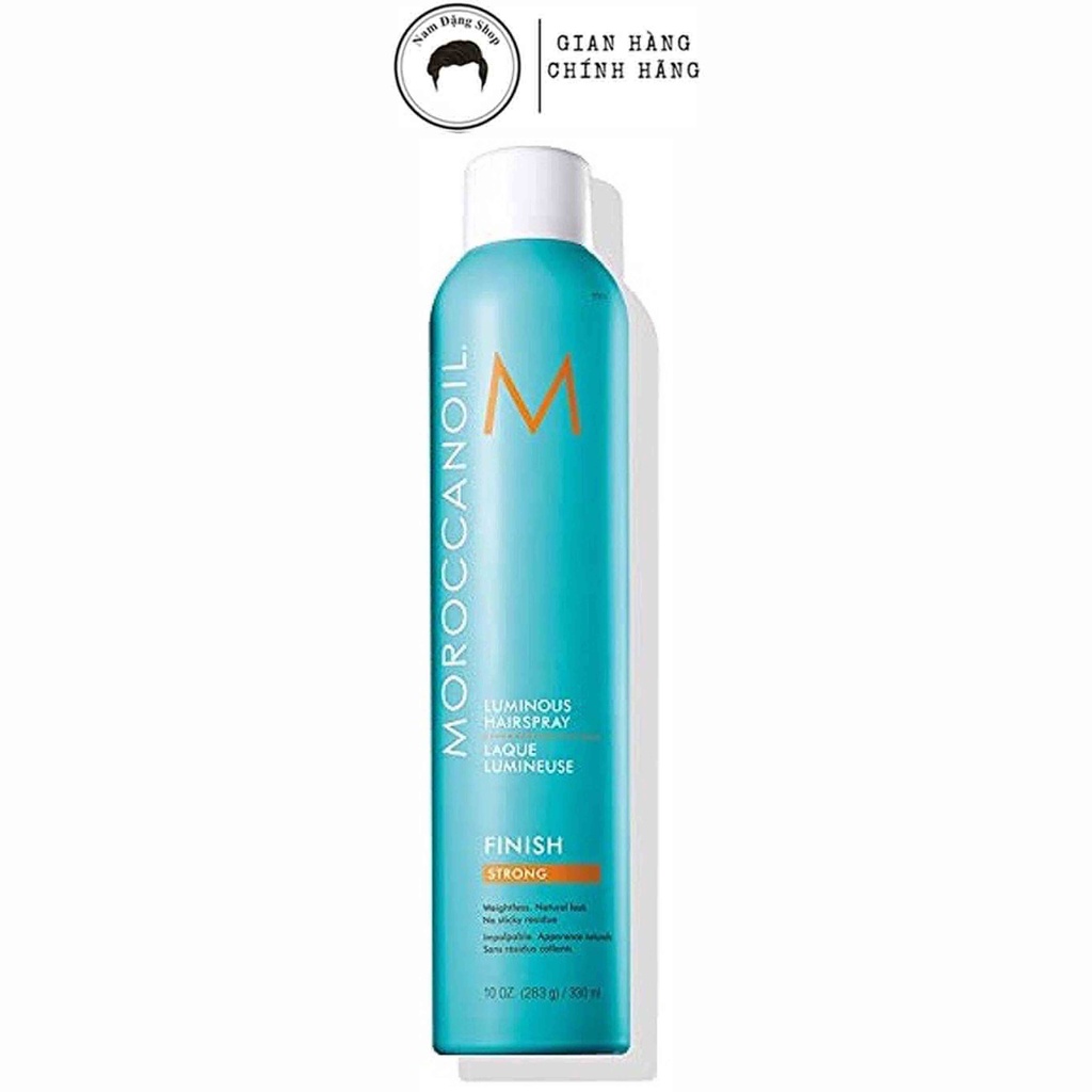 Gôm Xịt Giữ Nếp Moroccanoil Luminous Finish Strong 330ml