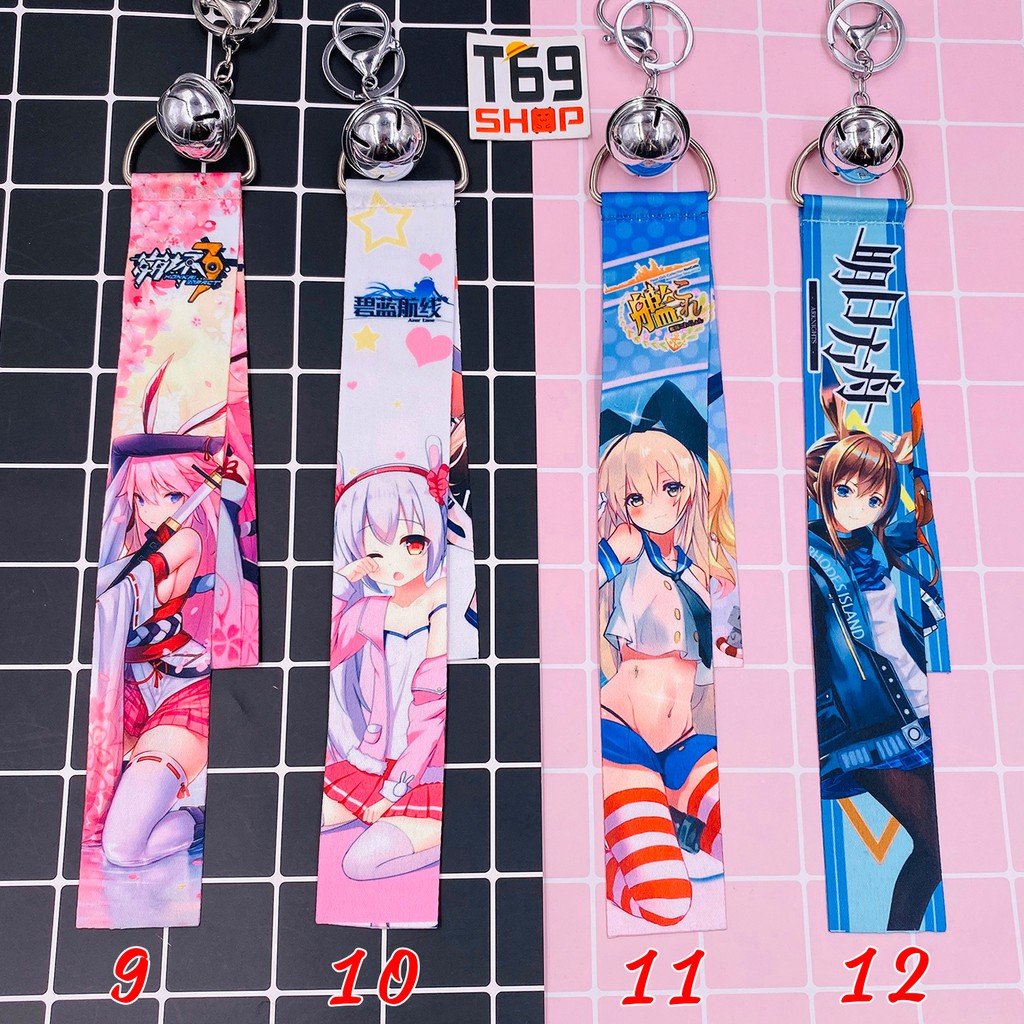 [Có nhiều mẫu] Móc khóa dây chuông Anime Manga - Nhóm 2
