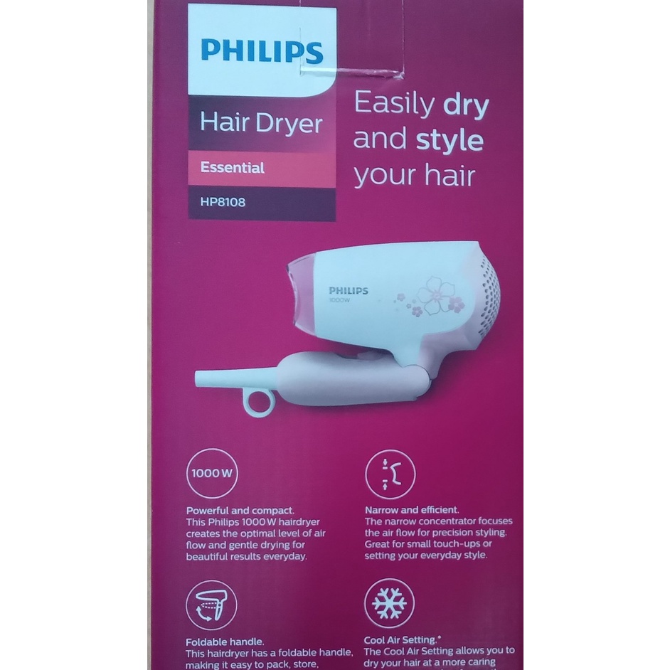 Máy Sấy Tóc Philips HP8108/00 - Hàng Chính Hãng