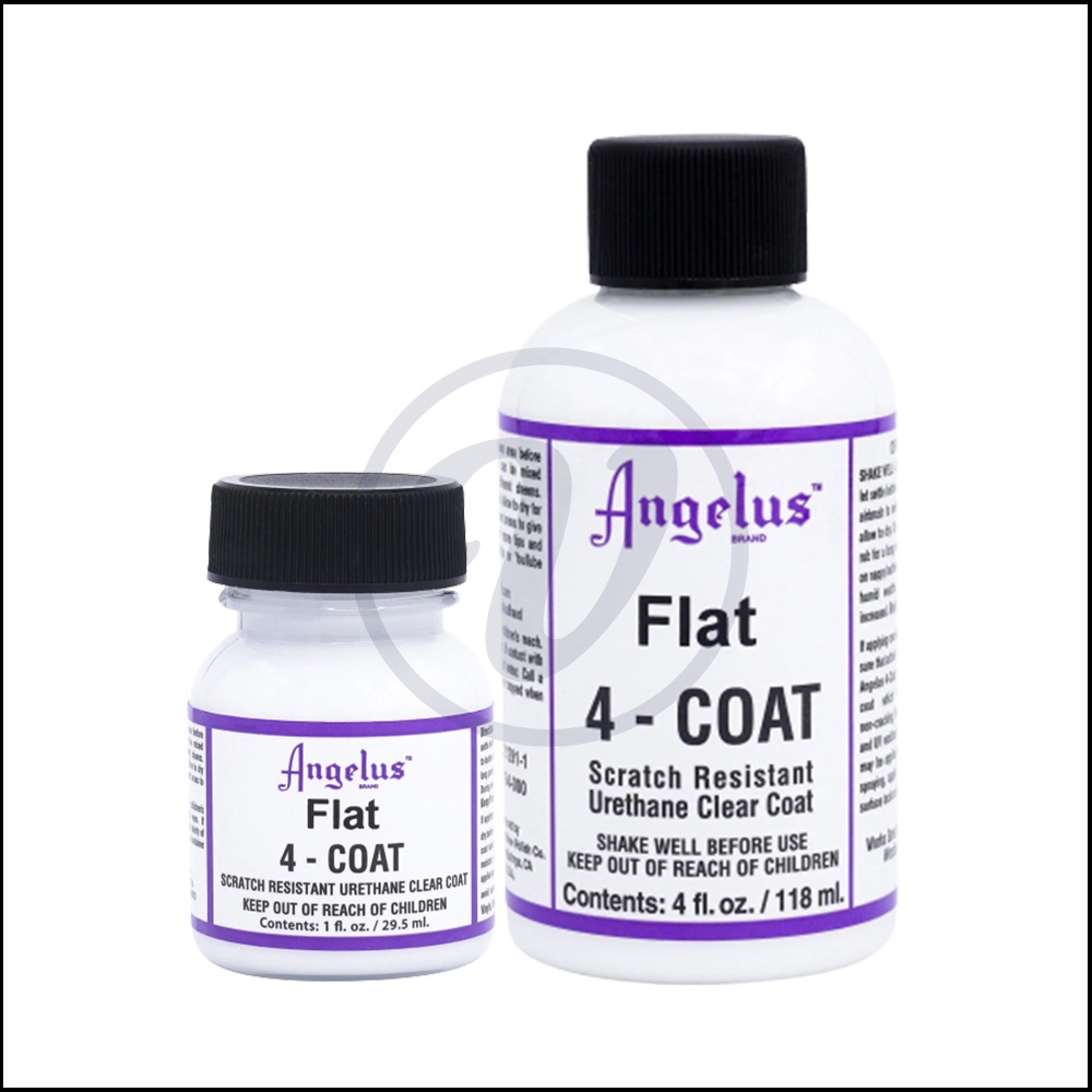Flat - Sơn phủ bảo vệ cao cấp ANGELUS 4 - Coat tạo hiệu ứng siêu mờ 29.5ml | 118ml