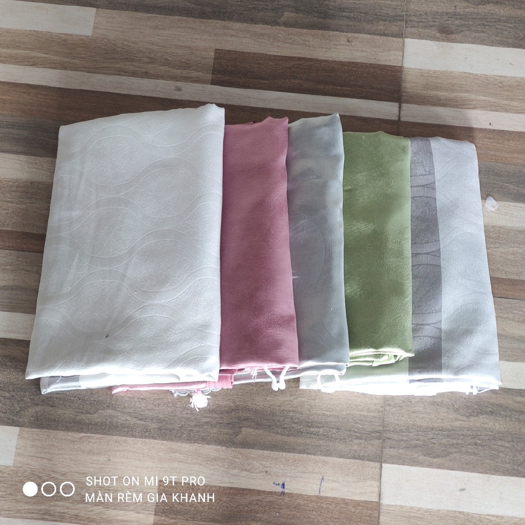 Rèm Cửa Rido cửa sổ rộng 120cm cao 170cm Chống Nắng - Rido Ngăn Phòng Móc Thẳng Tiết Kiệm Chi Phí và Không Gian