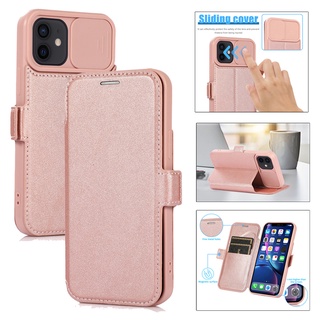 Bao da điện thoại có ngăn đựng thẻ từ tính cho For Apple IPhone 13 14 Pro Max