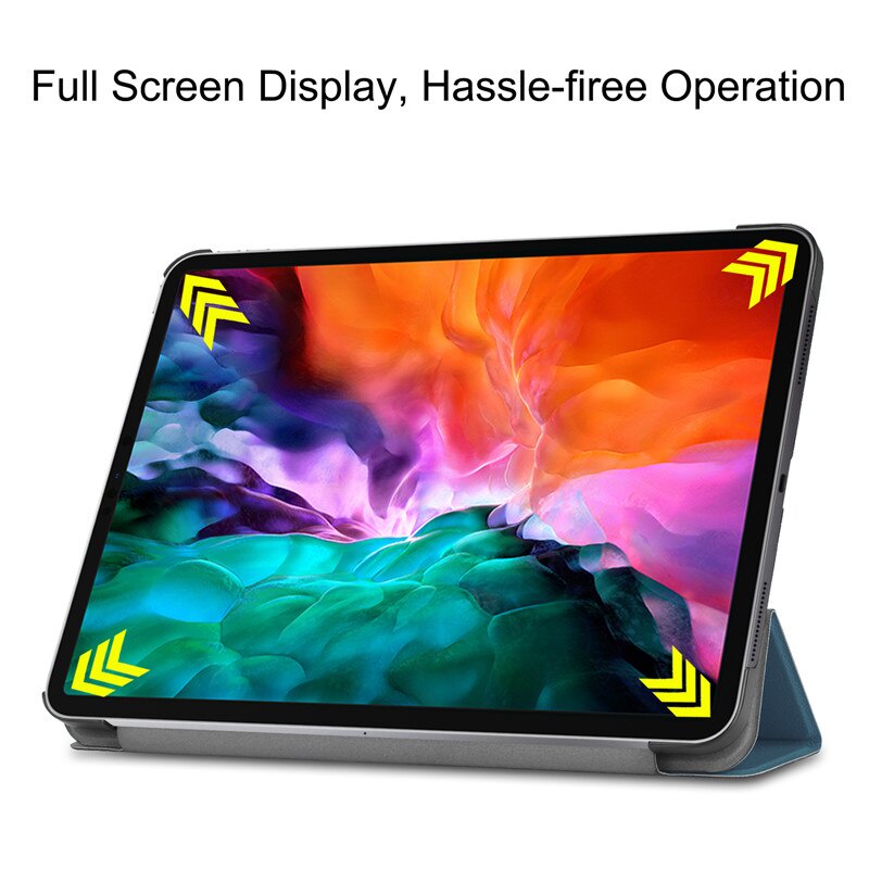 Bao da máy tính bảng nắp gập nam châm tự động tắt mở màn hình thông minh thích hợp cho iPAD PRO 11 12 .9 iNCH 2021 M1