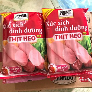 xúc xích dinh dưỡng thịt  heo ponnie 175g và 105g