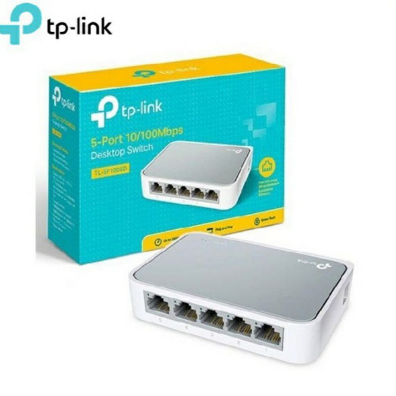 Switch TP LINK 5 port 100mbps, chia mạng nội bộ