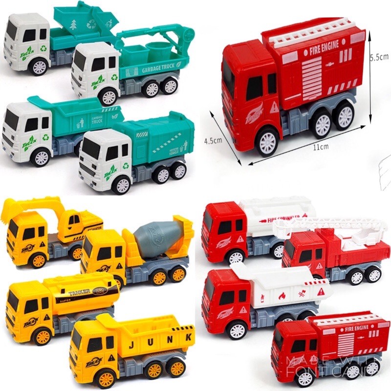 Xe mô hình chạy đà Robocar Poli, xe công trình