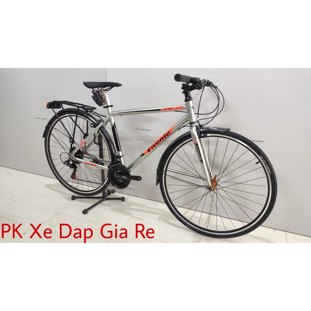 Xe đạp Touring VIVENTE Metro, Xe đạp thể thao Vivente Metro khung nhôm, bộ đề Shimano 3x7 tốc độ