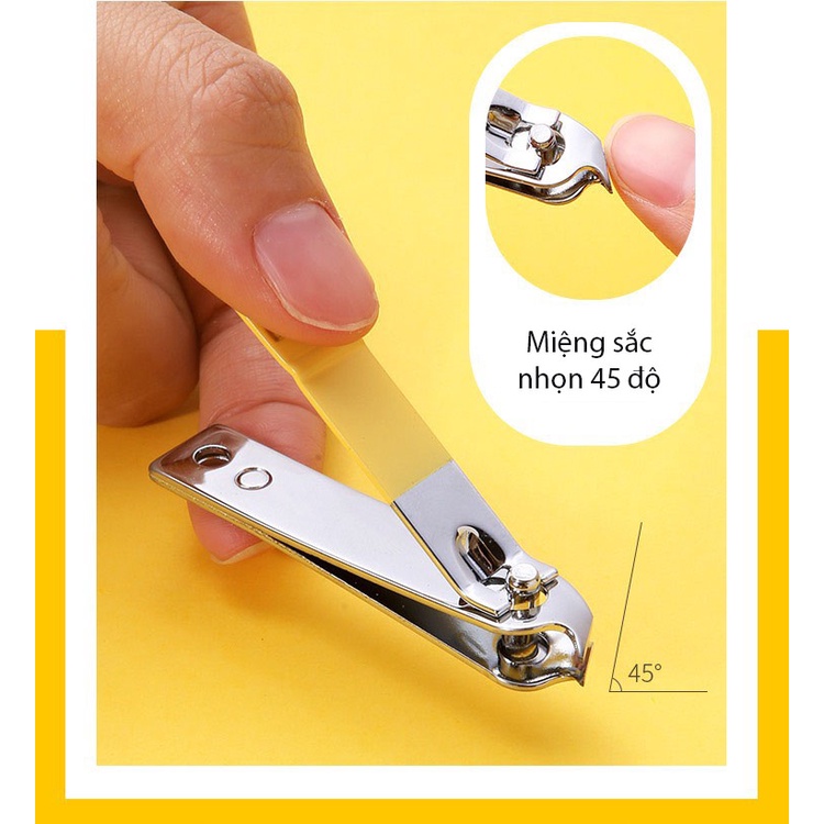 Bộ bấm móng tay xịn GOODLIFE MCMT -Bộ dụng cụ 8 món -Thiết kế bằng thép không gỉ