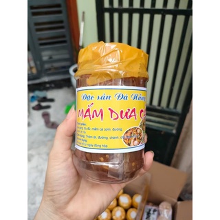 Mắm dưa cà đà nẵng - mắm dưa cà hộp 500gram date mới