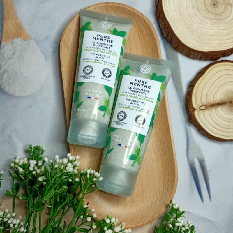 Tẩy Tế Bào Chết cho da dầu Yves Rocher Purifying Scrub 75ml