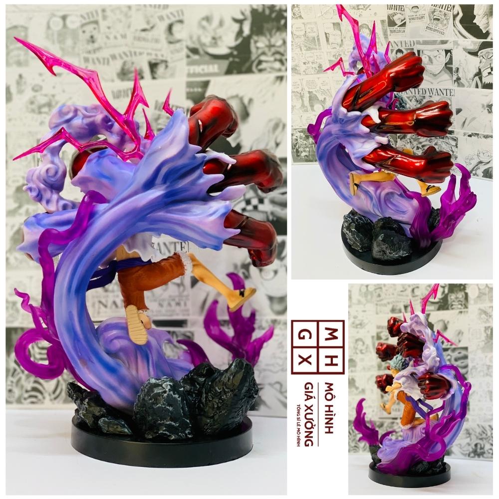 Mô Hình One Piece Luffy trạng thái Gear 5 Chiến đấu cực chất . Cao 33cm, nặng 1,3kg. Figure One Piece. mô hình giá xưởng