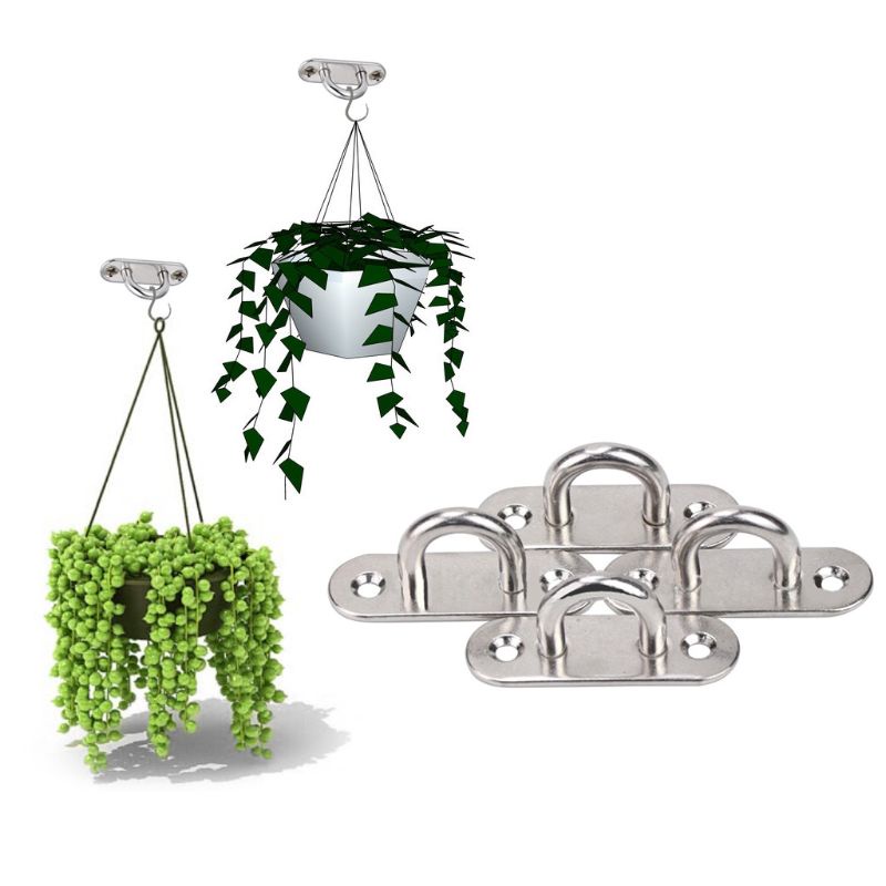 Set 6 Móc Khóa Cố Định Bằng Thép Không Gỉ 5mm