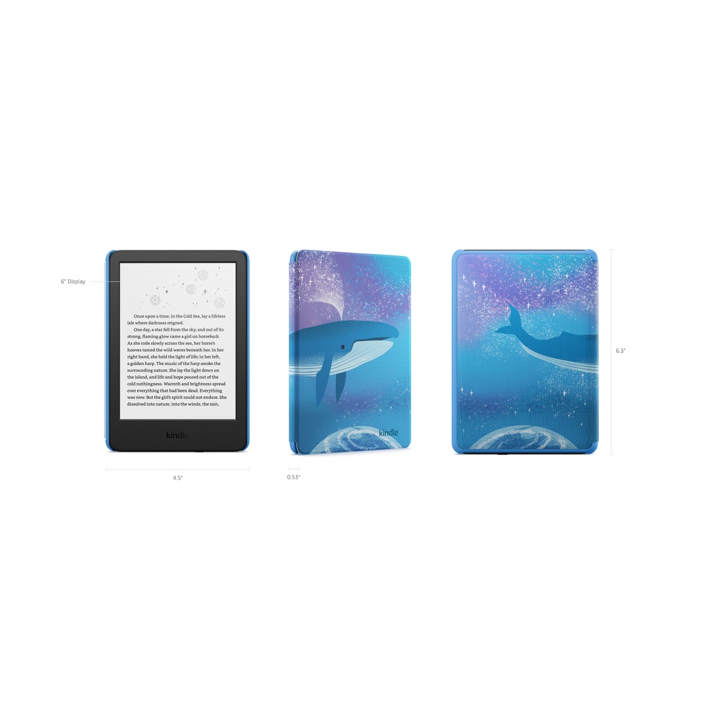 Máy đọc sách New Kindle 2022 (thế hệ 11) - mật độ hiển thị 300ppi, sạc type C, 16GB - Kindle Basic 2022 | BigBuy360 - bigbuy360.vn