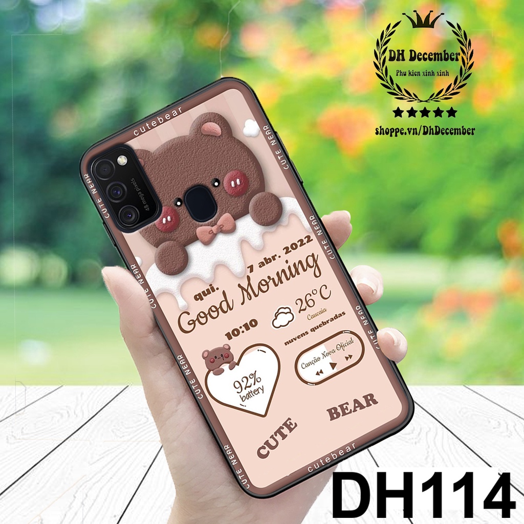 Ốp lưng Samsung A13 4G/A23 5G/A32 4G /A52S/A52/A53 / A72/A73/A9 2018 / M21/M31 in hình GẤU HỒNG-GẤU BE3R