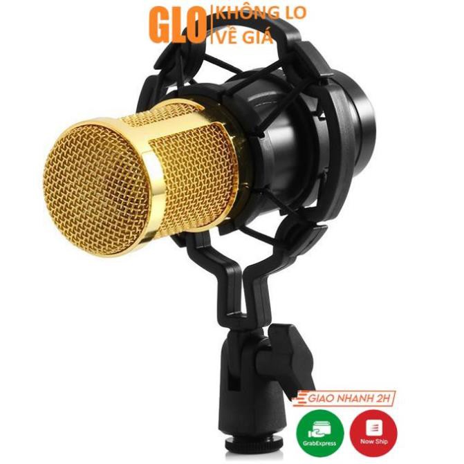 Micro thu âm chuyên nghiệp BM800 chính hãng sount mount bằng sắt GloMart